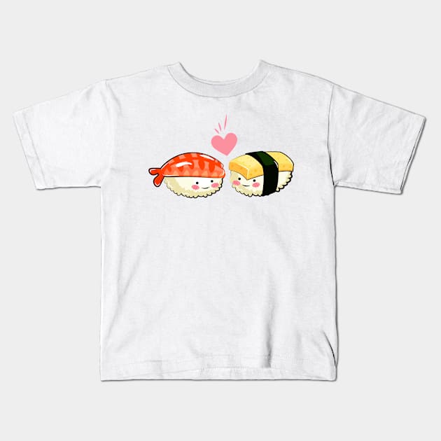 I love sushi Kids T-Shirt by Screamingcat